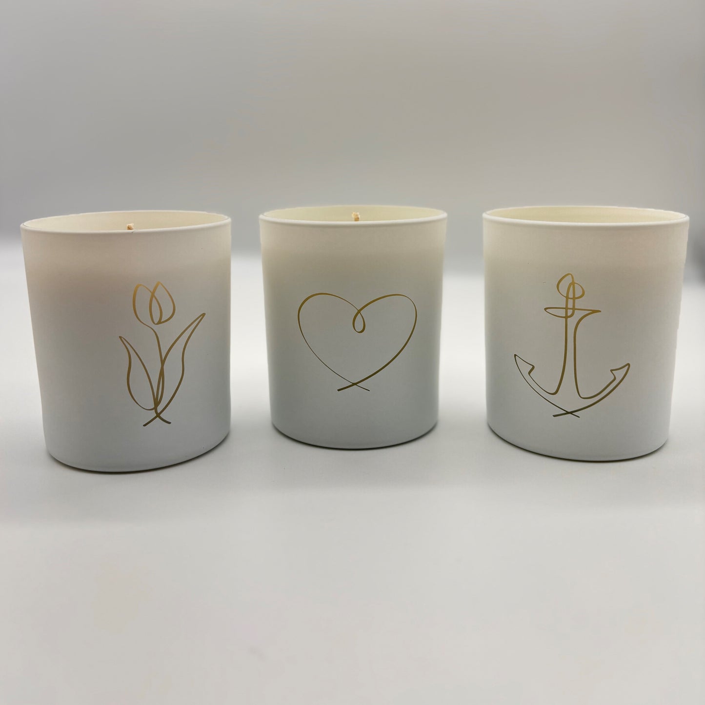 Engraved candle